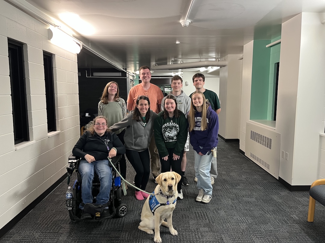 kaitlyn with her small group