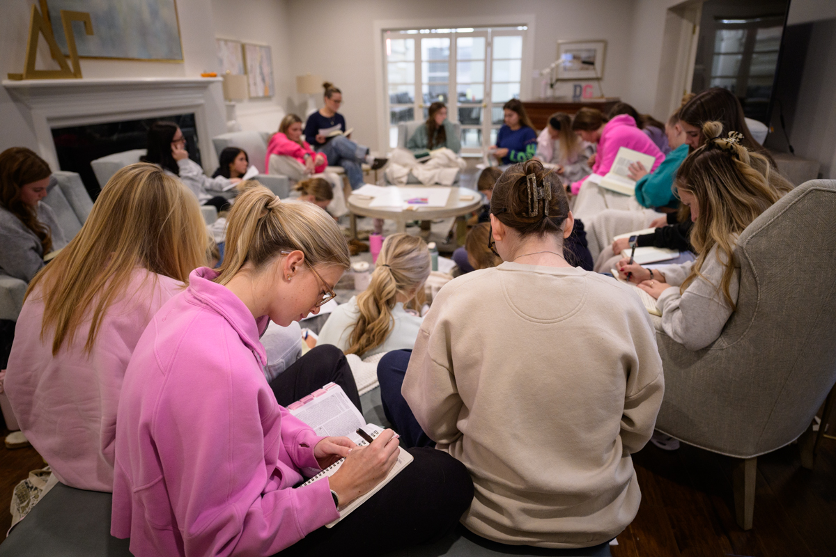 woman studying scripture