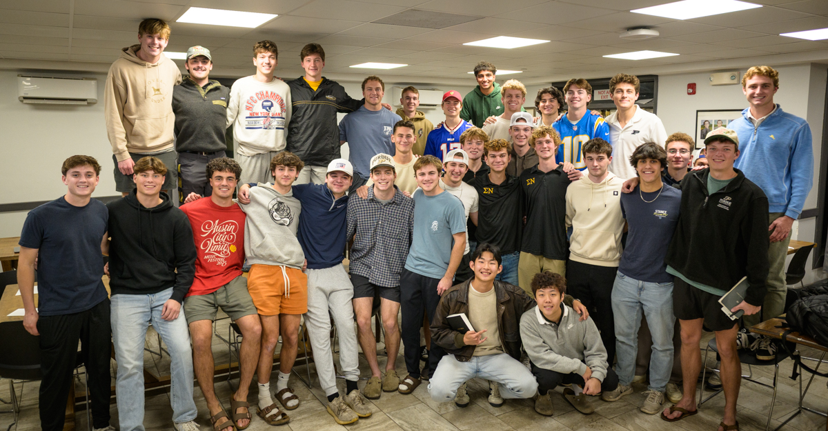 men's Bible study group